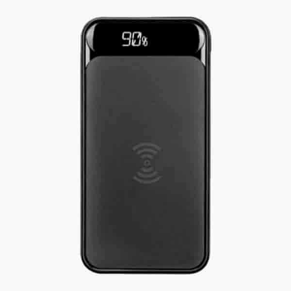 S-link IP-217W 10000mAh Powerbank 2 Usb Port Siyah Kablosuz LCD Ekranlı Taşınabilir Pil Şarj Cihazı