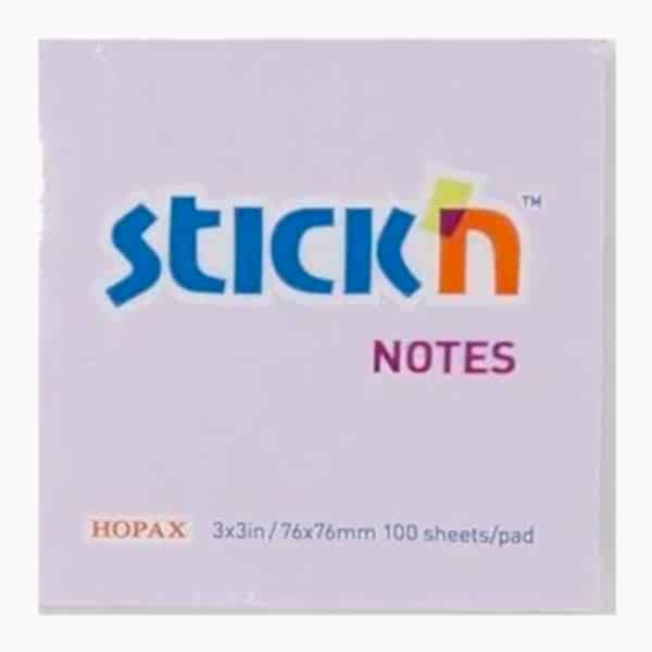 Gıpta Stickn 76x76 100 Yaprak Pastel Lila Yapışkanlı Not Kağıdı