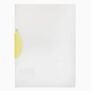 Kraf 1060 Şeffaf Quick Clip Sıkıştırmalı Dosya Sarı