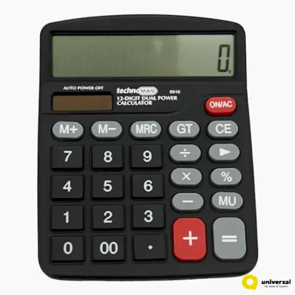 Mas 6916 Plastik Panelli Ofis Tipi Hesap Makinesi