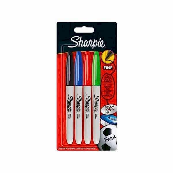 Sharpie 1985858 Fine 4 lü Permanent Markör Kalem