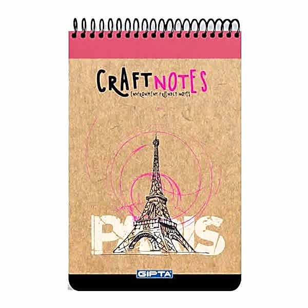 Gıpta Craft Notes A5 100 Yaprak Çizgili Sert Kapak Bloknot