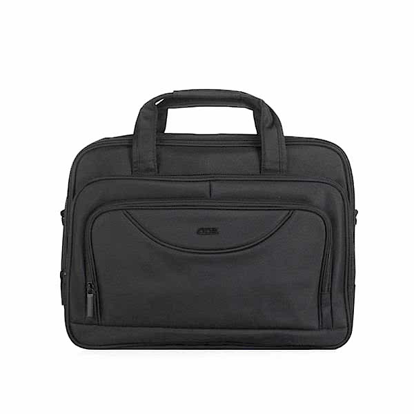 ÇÇS 71386 Omuz Askılı Çift Bölme Siyah Evrak Ve Laptop Çantası