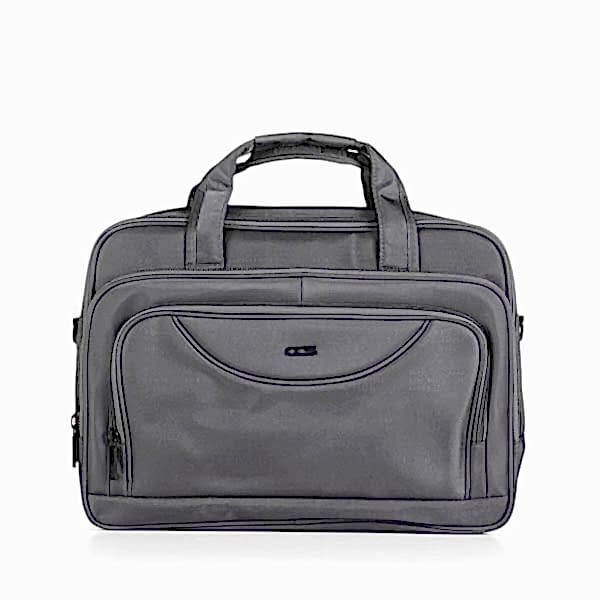 ÇÇS 71384 15.6 Çapraz Askılı Gri Evrak Çantası