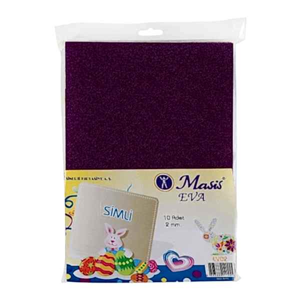 Masis EV02Y A4 10 lu Simli Yapışkanlı Eva