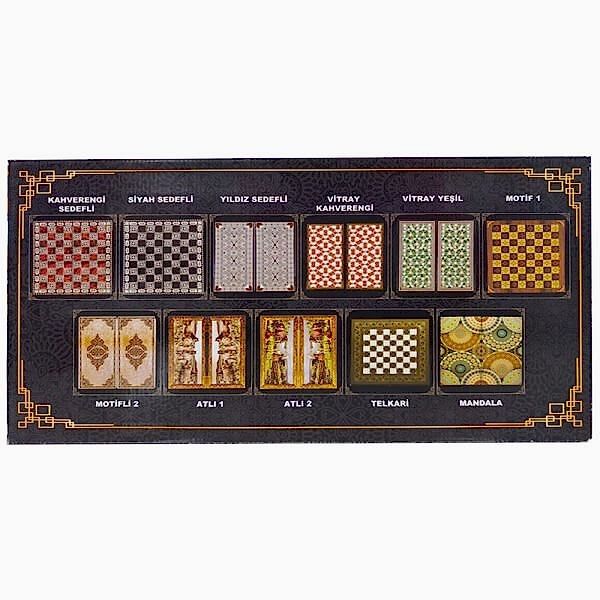 Eser Elegance Büyük Boy Tavla Takımı