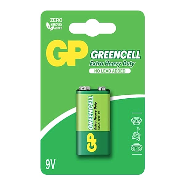Greencell Gp1604G-2 9V Çinko Pil