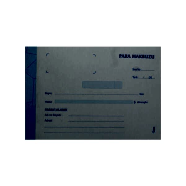 Uysal 2X50 3 Nüsha Otokopili Para Makbuzu