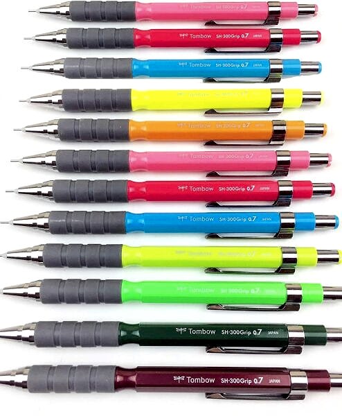 Tombow SH-300 Grip 0,7 mm Turuncu Versatil Kalem