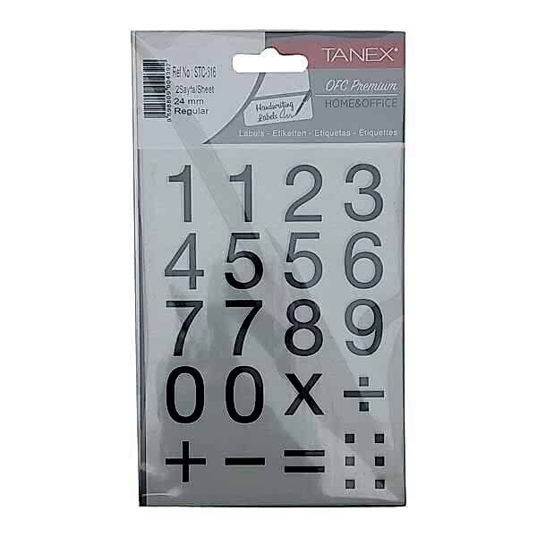 Tanex STC-516 24 mm 2 li Regular Rakam Etiketi