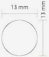 Tanex OFC-129 10 lu Beyaz Ofis Etiketi