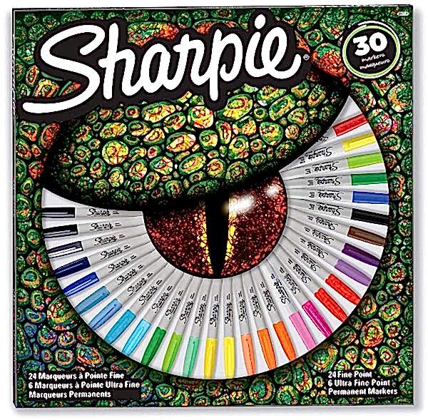 Sharpie 30'lu Kertenkele Permanent Markör Kalem Seti