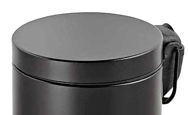 Efor 813S 5 lt Siyah Pedallı Çöp Kovası