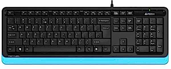A4 Tech FK10 Q Usb Fstyler Mavi Tr Fn-Multimedya Klavye