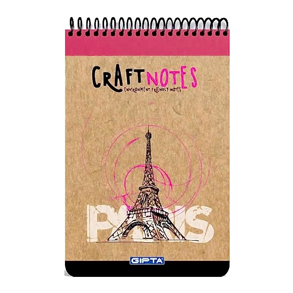 Gıpta Craft Notes A4 100 Yaprak Çizgili Sert Kapak Bloknot