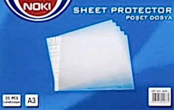 Noki 4836-L A3 Yatay 25 li Poşet Dosya