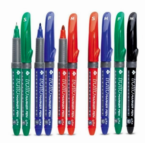 Tratto 805600 4 lü Askılı Plastik OHP Extrafine CD Kalemi