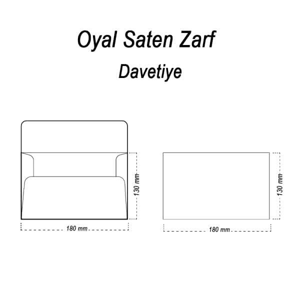Oyal 13x18 160gr 50li Yeşil Saten Zarf