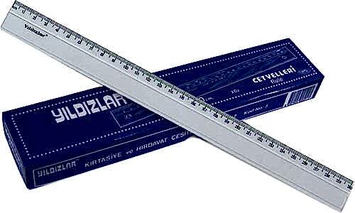 Yıldızlar 5 30 cm Plastik Cetvel