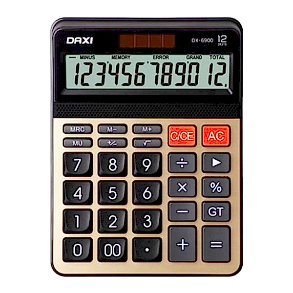 Daxi DX-6900 12 Hane Masaüstü Hesap Makinesi