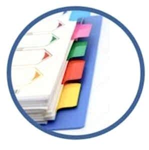 Serve SV-6505 A4 Plastik 5 Renkli Seperatör