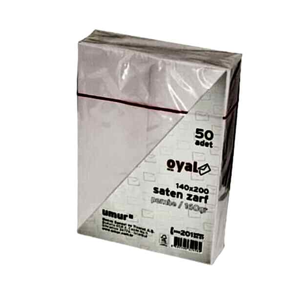 Oyal 14x20 160gr 50li Pembe Saten Zarf