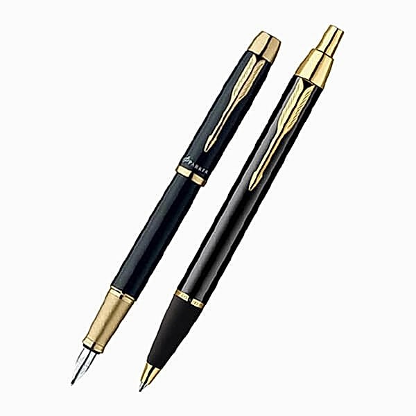 Parker Im Metal Gt Lake Siyah Tükenmez & Dolma Kalem Seti