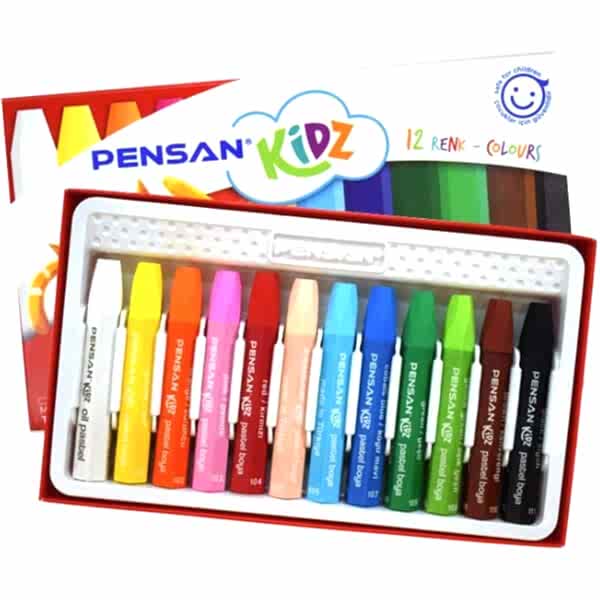 Pensan 98060 12 li Kidz Pastel Boya