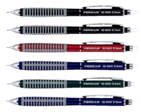 Pensan IQ-DUO 0,7 mm Silgili Mor Versatil Kalem Seti