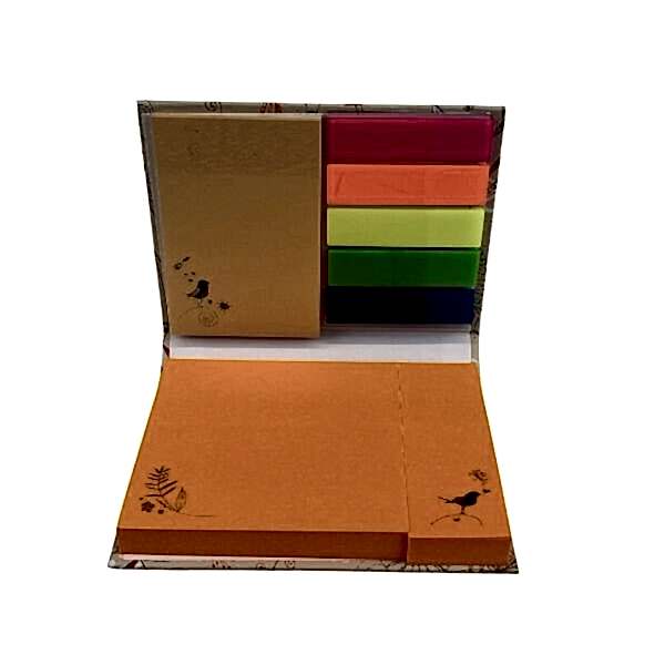 Umur 125 Yaprak A7 Not Defteri+ 4 Parçalı Çocuk Çiçek Post it