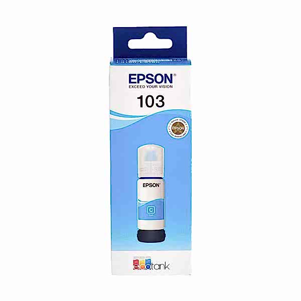 Epson T00S24A 103 Ecotank Mavi Kartuş Mürekkebi