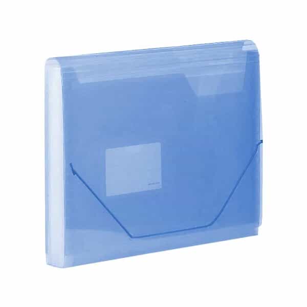 Kraf F4302 Mavi 13 Cepli Lastikli Körüklü Dosya