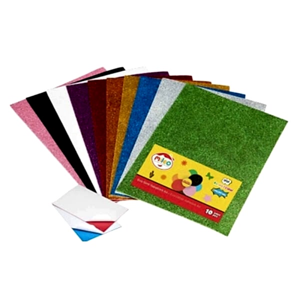 Mileo 20x30 Karışık Renk Simli Eva 10lu Paket