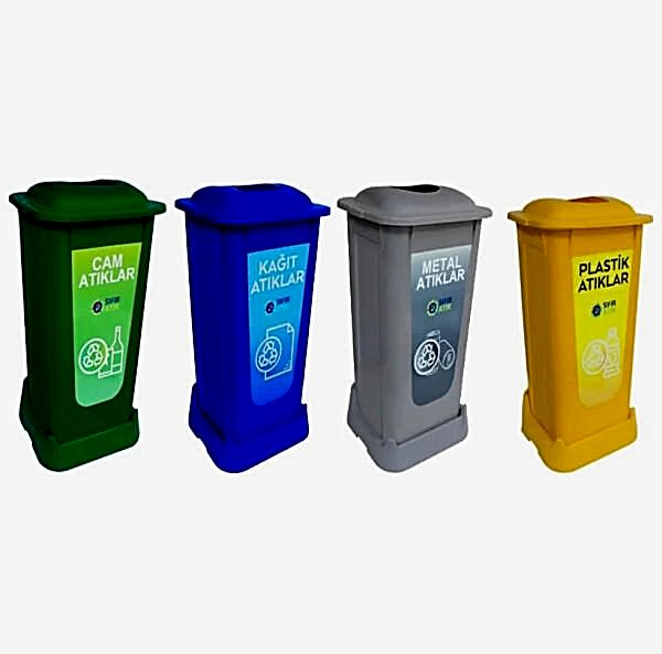 Aform 70 Lt Orjinal Cam AtıkYeşil Atık Kovası