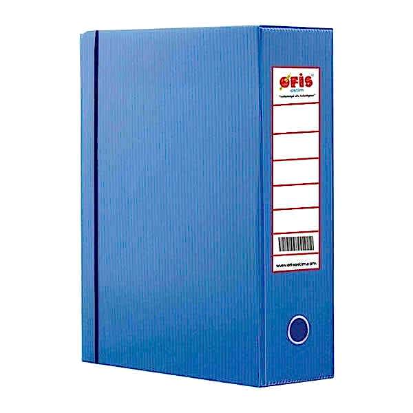 Ofis 24x32x9 Lastikli Mavi Arşiv Kutusu