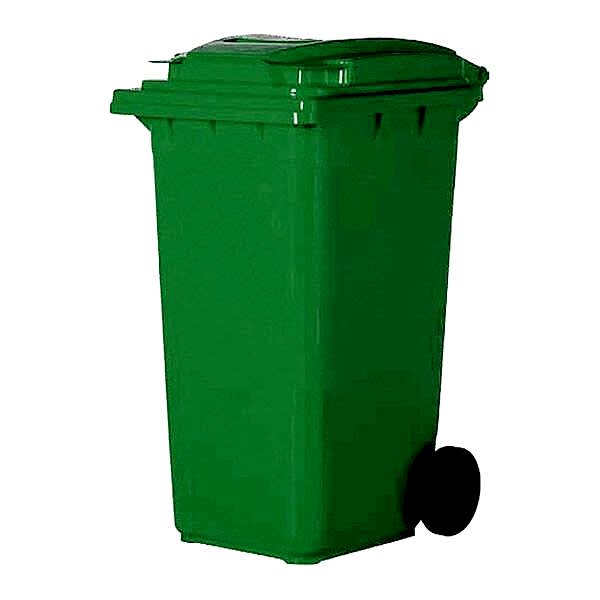 Ofisostim Ral 6020 120 Lt Yeşil Standart Çöp Konteyneri