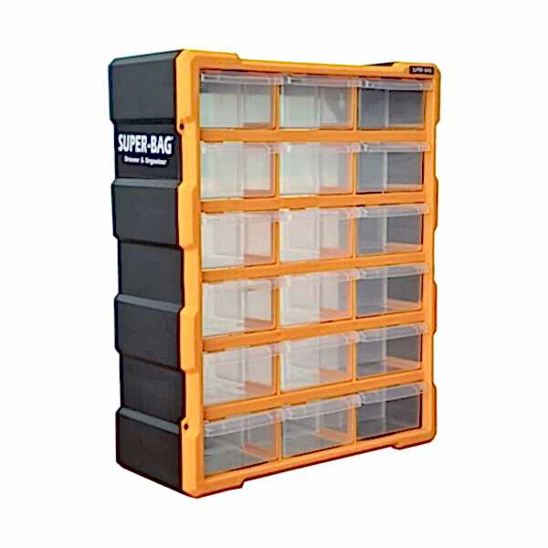 Asrın ASR-6002 18 li 38.1x15.7x47.5cm Büyük Monoblok Çekmece