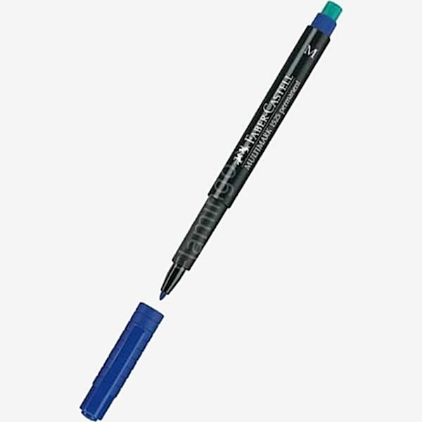 Faber Castell Permanent M Mavi Asetat Kalemi