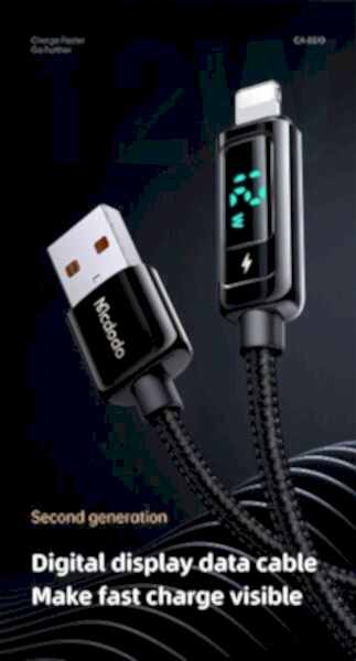 Mcdodo CA-9940 Dijital Ekranlı Lightning Data - Şarj Kablosu