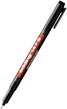 Edding ED-14701 Siyah Silgili Asetat Kalemi