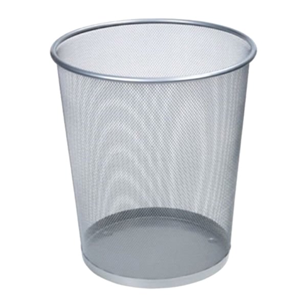 Cassa 10 Lt Gümüş File Çöp Kovası