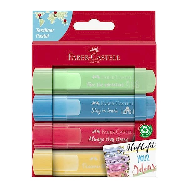 Faber Castell 5030254625 2021 46 Pastel Renkler Fosforlu Kalem