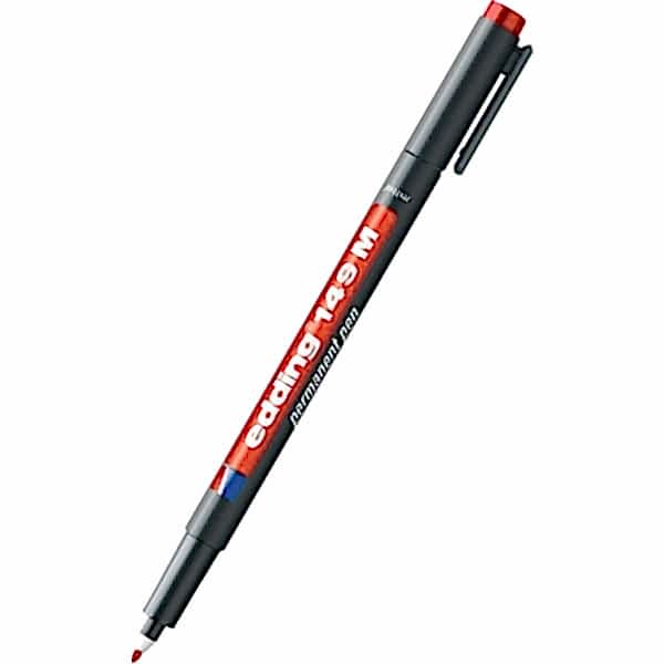 Edding ED-14902 Kırmızı Silgili Asetat Kalemi