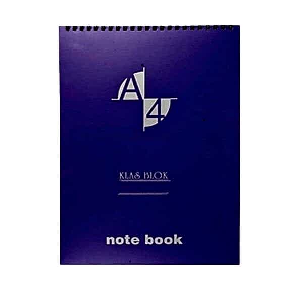 Klas 2129 A4 72 Yaprak Kareli Spiralli Bloknot