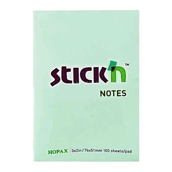 Gıpta Stickn 76x51 100 Yaprak Pastel Mavi Yapışkanlı Not Kağıdı