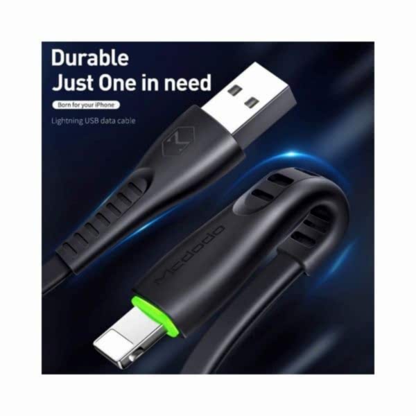 Mcdodo CA-6360 Lightning 1,2 m 2A Tpe Ledli Data - Şarj Kablosu