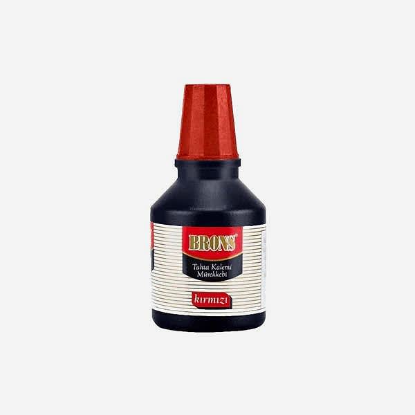Brons BR-352 30 cc Kırmızı Tahta Kalem Mürekkebi