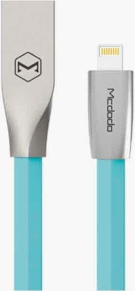 Mcdodo CA-1202 Çinko Alaşım Yassı Lightning Data - Şarj Kablosu