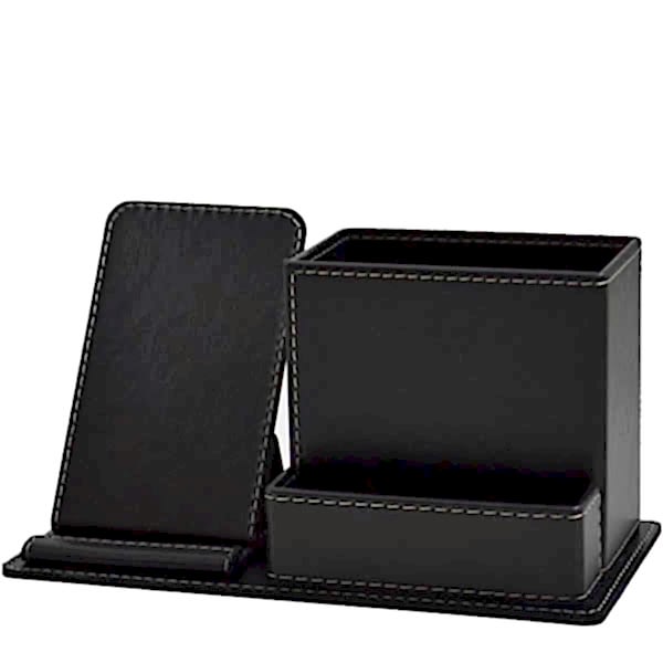 Mimaks DK-155 3 Bölmeli Suni Deri Telefon Standlı