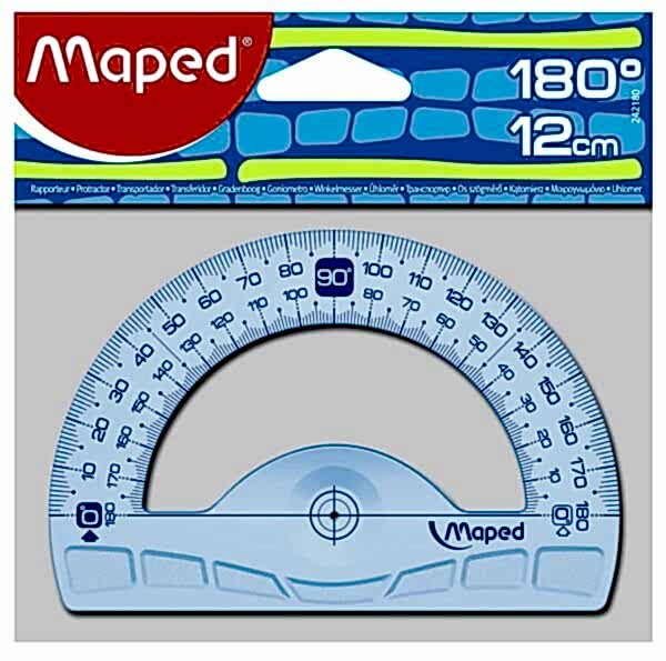 Maped 242180 12 cm Geometrıc 180° Açı Ölçer